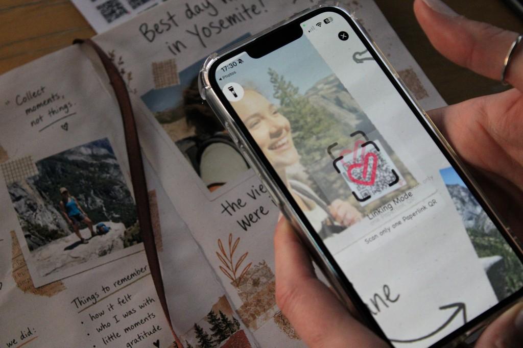 Scanning a Paperlink QR in linking mode